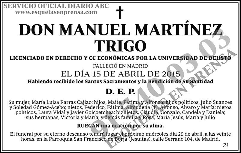 Manuel Martínez Trigo